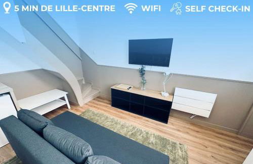 Nouveau! Centre Lille T3 avec WiFi, TV, Netflix - Foto 1