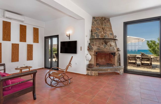 Platanias Beachfront Villa Elsa-90m To Main Square - Foto 13