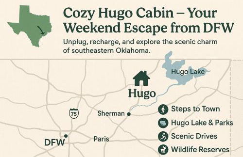 HomeSuite Cabin near Choctaw Casino Fun - Foto 7