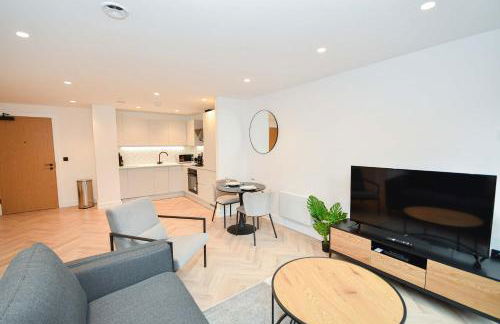 Modern 1 Bed Flat in Central Manchester w Balcony - Foto 13