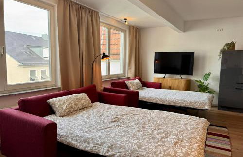 SuperHosts PARKPLATZ - Zentrum - TERRASSE - King-Bett - NETFLIX - Foto 19
