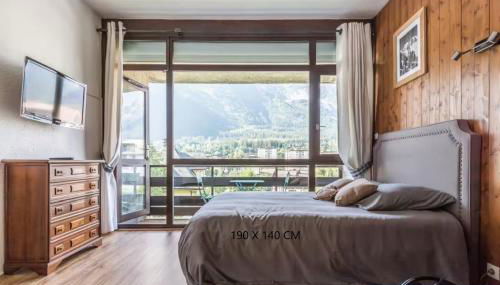 Grand Studio 25 m2, lumineux, central, vue Mont-Blanc - Photo 2