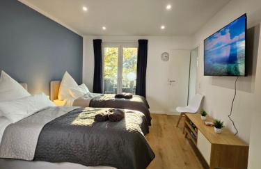 Modern Homes - Voll ausgestatte Wohnung - Balkon - Hotelbetten - 4K TV - WLAN - Foto 10