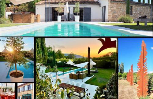 Les Cerisiers maison bertuli climatisé, Piscine chauffée, lit King size, classé 5 étoiles - Foto 24