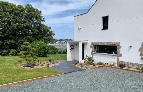 Villa l'hermine Vue mer exceptionnelle, prestation luxe contemporaine avec cinema et spa, borne voit électrique - Foto 11