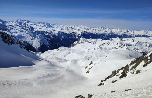 Studio transformé en 2 pièces avec cloison amovible sur La Plagne Bellecôte - Foto 24