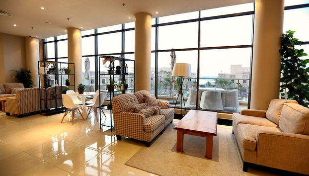 Zona de estar del vestíbulo