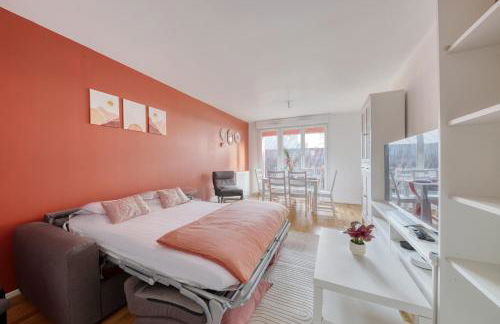 Terracotta Room - Proche Stade de France & CDG & Paris - Foto 17