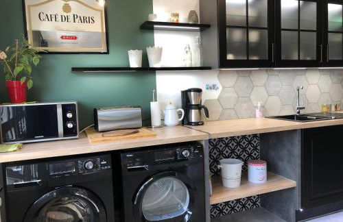 BedinReims luxe wonderful calm in city center, ideal for 2 adults and 3 children free parking - Foto 38