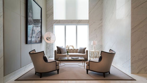 Zona de estar del vestíbulo