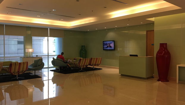 Sitzecke in der Lobby