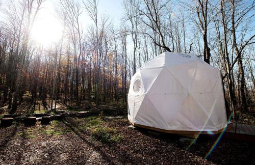 Cozy Unique Dome for a Romantic Glamping Getaway on a Private Farm in Woodridge, New York - Foto 16