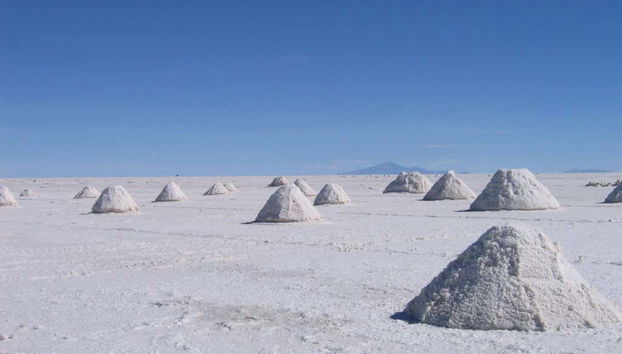 Montañas de sal en Uyuni