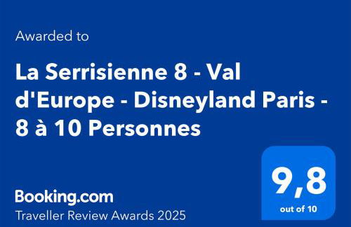 La Serrisienne 8 - Val d'Europe - Disneyland Paris - 8 à 10 Personnes - Foto 22