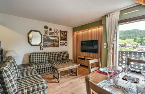 Duplex T3 aux Gets - 5 pers, vue panoramique, balcon, parking, WiFi - FR-1-685-24 - Foto 1