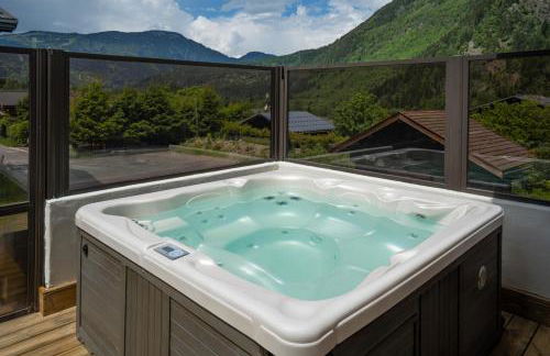 Grosse Pierre Chalet 180m2 Cheminee Jacuzzi Vue Taconnaz - Foto 33
