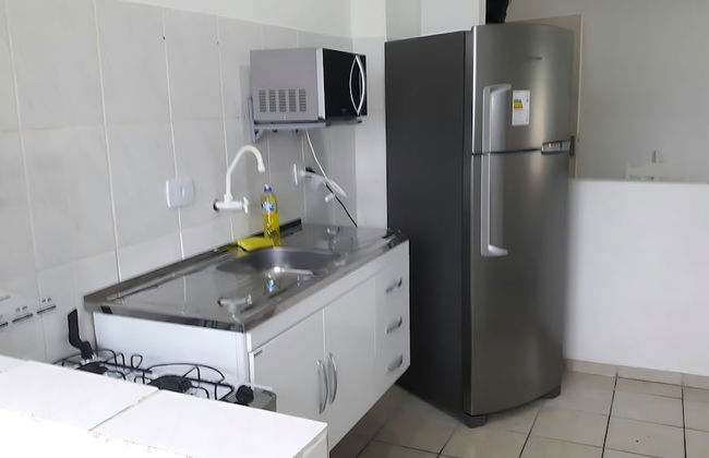 500m da Praia, BIWA Edifício com Piscina, 1garagem, WI-FI, Portaria 24hs, churrasqueira, playground, jardim, Centro do Guarujá, SP - Foto 6