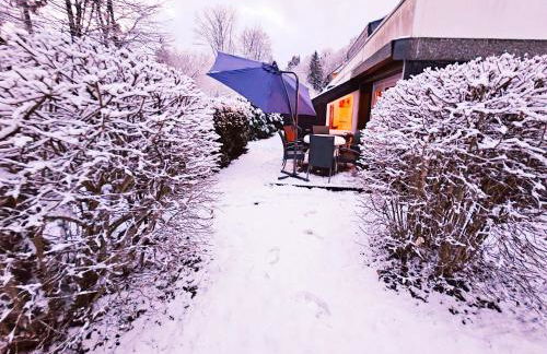 Winterberg Appartement 6 Pers aan Skilift grootste Skigebied nabij Bikepark Unieke locatie met zeer rustige tuin in het bos en het gezellige centrum leuke cafes restaurants en gratis zwembad sauna relax speelruimte parkeerplaats naast Der Brabander - Foto 27