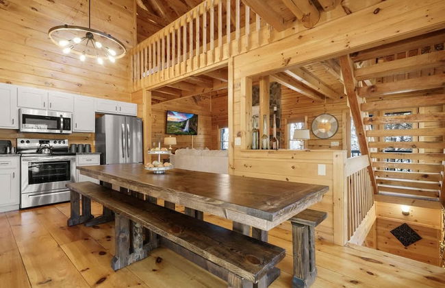 Spacious Luxury Lake Blue Ridge Forest Cabin an spa - Foto 9