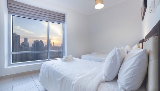 Upgraded Apartment w Stunning Burj Khalifa View - Foto 2, Habitación