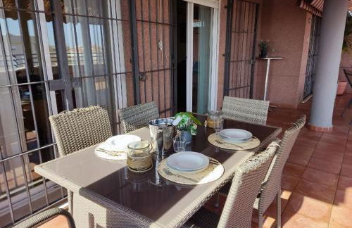 ÁTICO TERRAZA 65m. Playa, piscina, A/C, Wifi - Foto 36