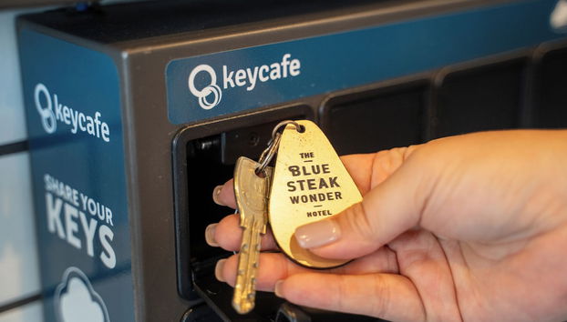 Mostrador de check-in y check-out