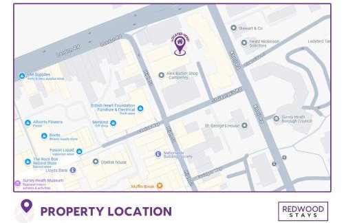 Quality Serviced Apartments in Camberley Town Centre, Free WiFi By Redwood Stays - Foto 25