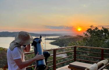 Chalé Recanto - ofurô, banheira, vista, cachoeira e lago em Alexânia - Foto 31