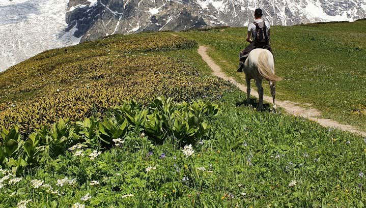 Passeio a cavalo pelos Picos de Europa