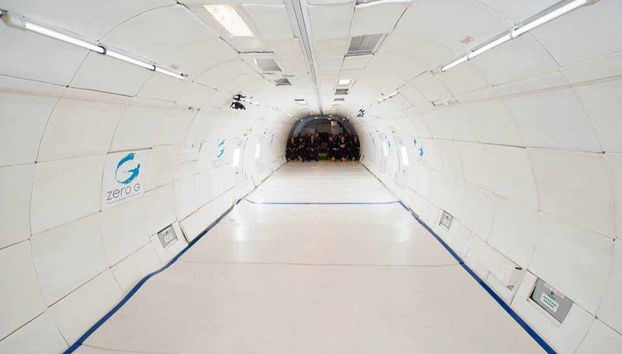 Cabina para el vuelo en gravedad cero