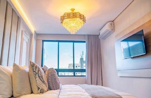 Apartamento 2 quartos, luxuosos com piscina na cobertura e 2 min da praia de Manaira - Foto 34