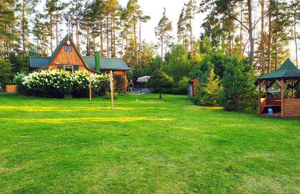 Chatka Baby Jagi - Domek z balią i kominkiem w lesie pośród jezior - Foto 3