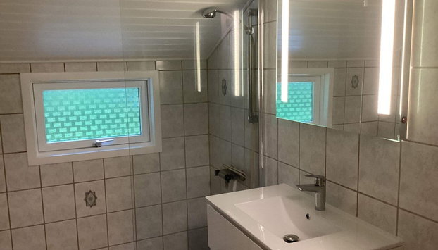 6 Person Holiday Home in Oksbol - Foto 5, Baño