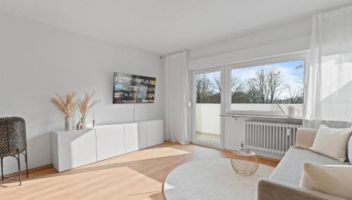 Roomfall Apartment am Kurpark mit TG & Wifi & Balkon - Foto 2