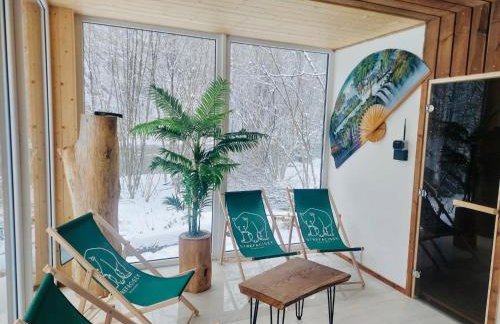 Strefa Ciszy Bieszczady domki z jacuzzi lub z banią z hydromasażem - Foto 80