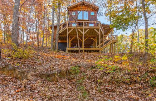 Cozy Cabin Retreat w/ Hot Tub & Nature Views - Foto 44