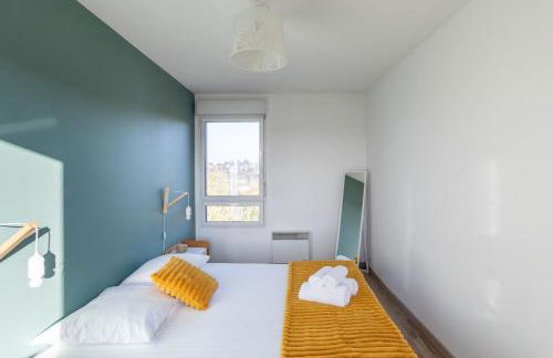 Le Cocon Voltaire - Appartement 2 chambres avec parking - Mabilais - Foto 7