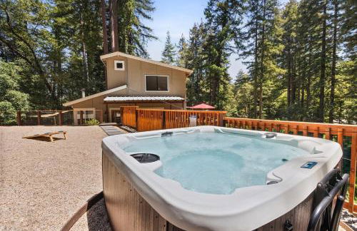 Redwood Oasis - Luxe Santa Cruz Cabin with Hot Tub - Foto 5