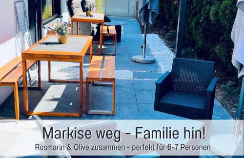 OLIVE - Ruhe & Entspannung in 2-Zi-Fewo mit Garten-Whirlpool, Terrasse & Hund willkommen by FerienWohnenAmSee - Foto 17