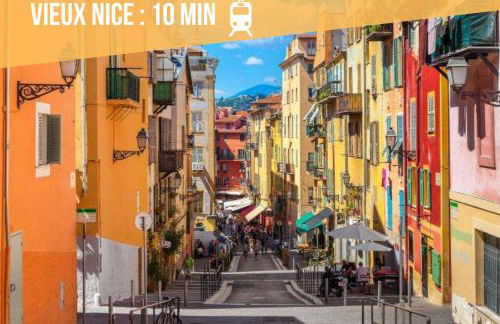 Le Valrose Cocon Urbain au cœur de Nice Souplex - Foto 18