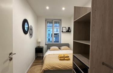 Le 2 - Très Beau T3 1er étage tout confort, neuf, Mulhouse centre - stationnement gratuit - Foto 17