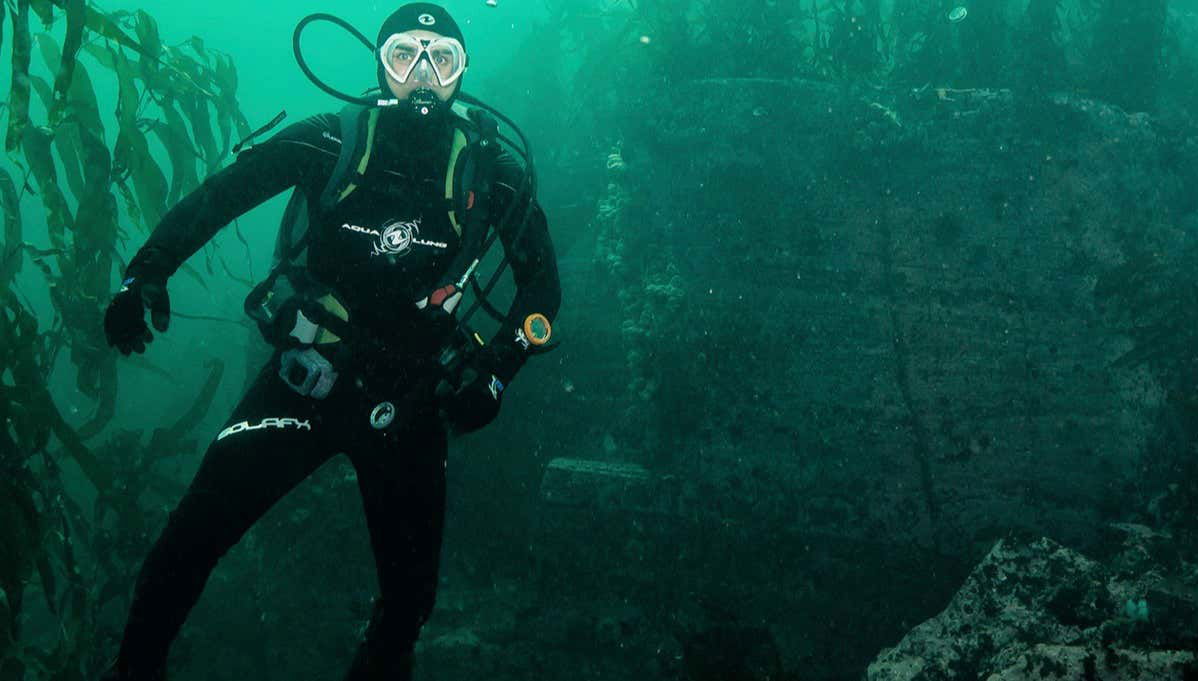 Batismo de mergulho em San Bartolo