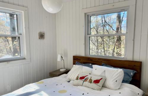 Fireplace Catskill Views Overlook Lake Cabin - Foto 40