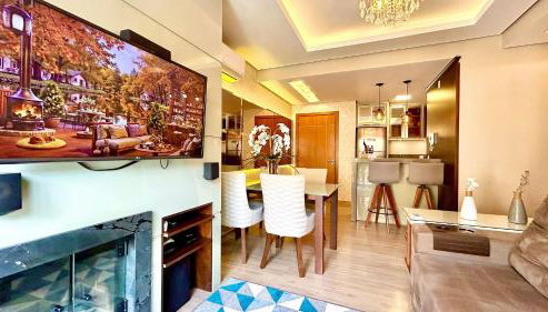 Alto Padrão com lareira, piscina e vista incrível - Foto 3