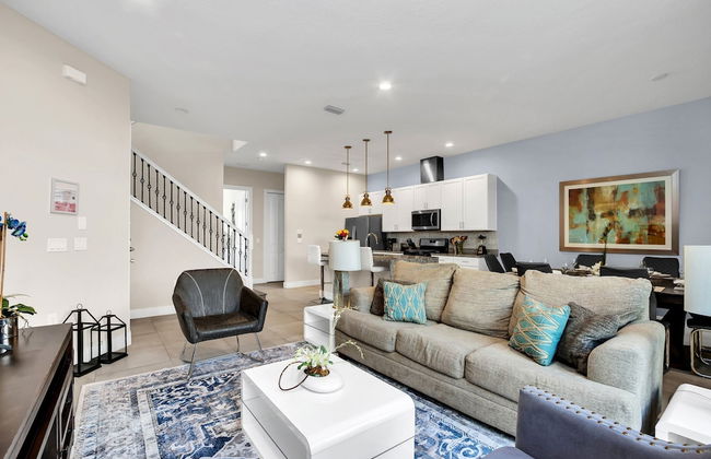 5 BR 6 BA Villa 5min Disneyworld Hot Tub BBQ - Foto 31