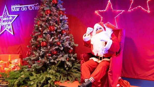 Conociendo a Papá Noel a bordo