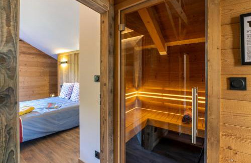 Chalet paisible 3 étoiles Sauna, Cheminée, Terrasse Sud, Vue montagne, Bois & Pierre authentique et confort moderne - Photo 37