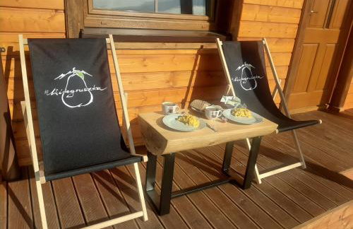 Drewniane domki z prywatnym jacuzzi i widokiem na Góry - Klimatyczny Kompleks w Górach Izerskich #Widogruszka - Photo 37