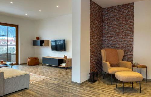 MaMa-Apartments - Haus Martina im Herzen der Rhön - 3 einzelbuchbare moderne Wohnungen für 2-8 Personen, Terrasse, Balkon, Garten, Ski und E-Bike Keller, Lounge, freies Wlan, familienfreundlich - Foto 25