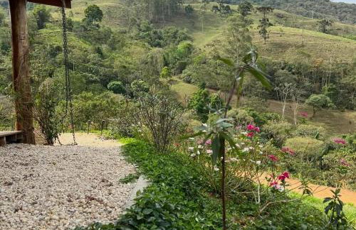 Chalé Bem-te-vi Vista espetacular da Serra da Mantiqueira - Foto 60